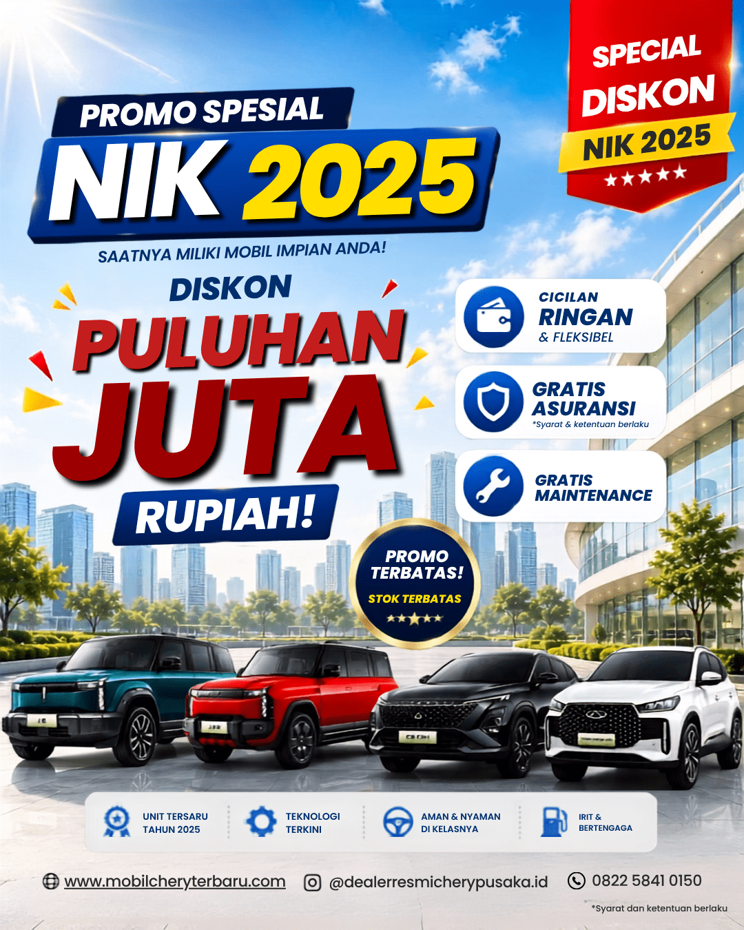 chery pusaka bekasi 2026 nik 2025